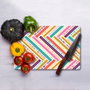 Hermia Tabla de Cortar de Vidrio Templado Multicolor 20x30 cm